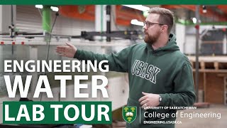 Inside the Hydrotechnical Lab  USask Engineering Water Lab Tour [upl. by Euk]