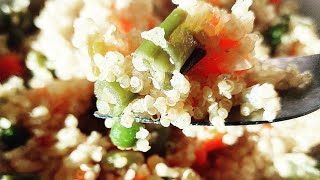 vegetable quinoa hot dish 15 minutes recipe [upl. by Eugenio]