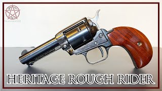 Shooting the Heritage Rough Rider 3quot birds head 22lr22Mag revolver [upl. by Godderd]