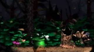 Donkey Kong Country 2  102 Walkthrough Part 32  Gusty Glade [upl. by Asyar]