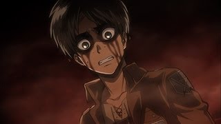 Attack on Titan  Eren turns into Titan for first time HD [upl. by Namie]