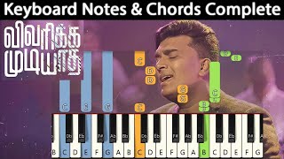 Vivarikka Mudiyatha Keyboard Notes amp Chords  John Jebaraj  tamilchristiansongs jj [upl. by Shedd802]