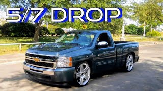 Silverado 57 DROP on 24s [upl. by Floris614]