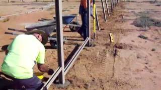 Fencing Mildura  Panel Fence Video 2 002mov [upl. by Zaccaria]