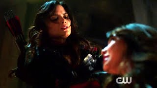 Arrow  Season 5 Finale  Nysa Fights Talia and Deathstroke Helps  The CW [upl. by Nesilla]