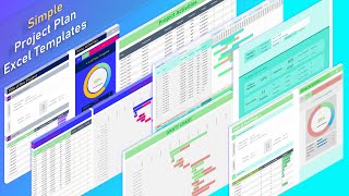 Simple Project Plan Templates  Excel [upl. by Naeroled]