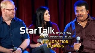 JIM GAFFIGAN amp SARAH SILVERMAN StarTalk with Neil deGrasse Tyson  Curiosity Mars Rover [upl. by Caprice]