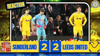 ILLAN MESLIER MISTAKE COSTS LEEDS UNITED  Sunderland 22 Leeds United Match Reaction amp Analysis [upl. by Nolur]