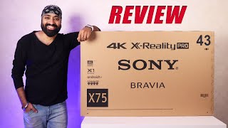 Sony Bravia X75 43 inch 4K Android TV 2021 Variant  Almost Perfect 🔥 [upl. by Annabel]