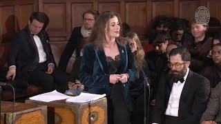 Natasha Hausdorff in the Oxford Union debate on Israel on 28112024 [upl. by Doy]