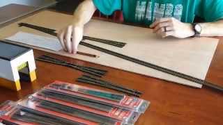 HO scale model railroad update 2  Track placement [upl. by Bridgette]