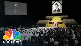 Japan Holds State Funeral For Slain Former PM Abe [upl. by Iruam]