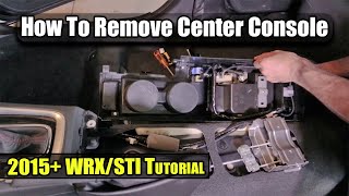 How to Remove 2015 WRX Center Console [upl. by Fidelity]