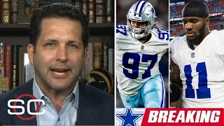 Adam Schefter latest on Cowboys blockbuster deal with Osa Odighizuwa amp Micah Parsons contract [upl. by Esinek]