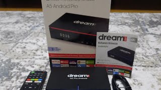 Dreamstar A5 PRO 4K Android 90 Uydu Alıcısı Air Kumanda [upl. by Marashio]