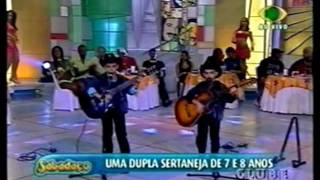 Luis Gustavo e Luis Augusto no Programa Sabadaço [upl. by Beltran]