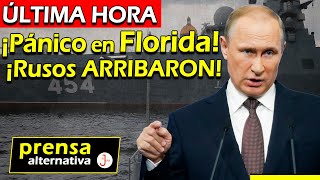 Así fue la llegada de buques y submarino nuclear enviado por Rusia [upl. by Kondon]