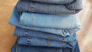 how to fold pants to save space  How to fold jeans to save space [upl. by Tasha]