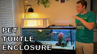 Turtle Tank Setup  Everything That Goes Into My RES Enclosure [upl. by Ahseia391]