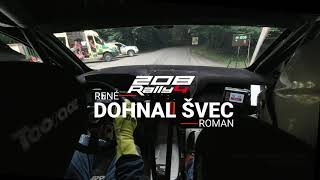 Onboard Rally Bohemia 2021  Dohnal  Švec  Peugeot 208 Rally4  RZ 15  Klášter II [upl. by Kai367]