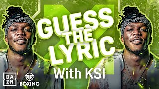 Guess The Lyric With KSI [upl. by Whitson]