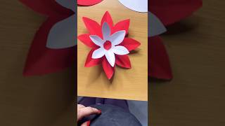 Christmas blooming 🌺 craft diy artandcraft art ￼ [upl. by Anaet]