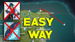 Walk underwater  Easy way to go to secret island【Genshin Impact】 [upl. by Adnov414]