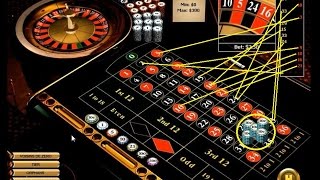 Roulette strategy with one single number only bets placed on straight up and split [upl. by Eelam]