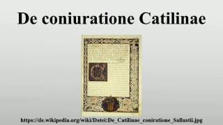 De coniuratione Catilinae [upl. by Inanak765]