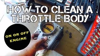 How to Clean a Throttle Body  Throttle Body Service  Fly by Wire Throttle Body [upl. by Liman]