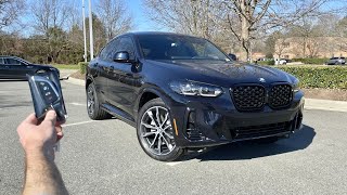 2023 BMW X4 xDrive30i M Sport Start Up Exhaust Test Drive Walkaround and Review [upl. by Daven449]