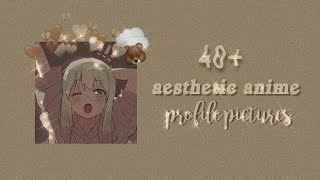 ☁️ 40 aesthetic anime profile pictures [upl. by Anayt566]