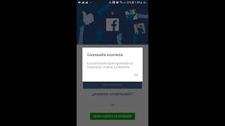 Error al entrar  Facebook Android Iphone [upl. by Ahseei871]