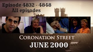 Coronation Street  June 2000 reupload [upl. by Apilef]