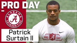 Patrick Surtain II FULL Pro Day Highlights [upl. by Aynek230]