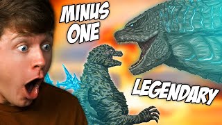 What if LEGENDARY GODZILLA met GODZILLA MINUS ONE Reaction [upl. by Alyehc]