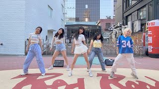 KPOP IN PUBLIC 카라KARA  STEP스텝 l 5인 커버댄스 DANCE COVER by 댄스팀홀릭 HOLIC  240908 홍대버스킹 HONGDAE [upl. by Carlos812]