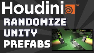 Randomize Unity Prefabs Unity3D and Houdini Level Design [upl. by Rastus]