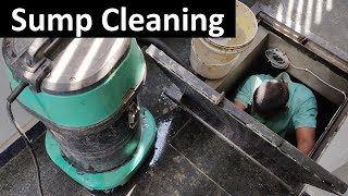 sump cleaning step by step [upl. by Caldera801]