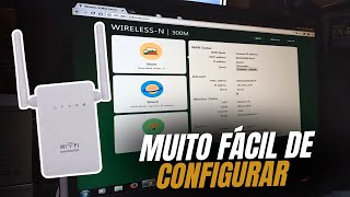 CONFIGURAÇÃO REPETIDOR DE WIFI WIRELESS 1200M [upl. by Kinchen]