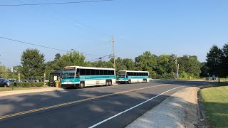 Various PRTC Routes  Woodbridge Transit Center Woodbridge VA [upl. by Amoihc498]