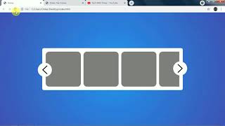 WITH SOURCE CODE  How to make custom left and right scrolling in a div using JavaScript [upl. by Ellenehs20]