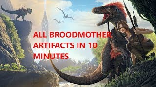 Ark Survival Evolved  All Broodmother artifacts in under 10 minutes [upl. by Esojnauj]