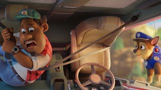 Paw Patrol The Movie 2021  First Scene  Truck Crashes and Hang Over the Bridge [upl. by Hanser]