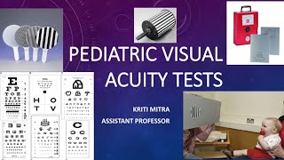 PEDIATRIC VISUAL ACUITY CHARTS  How to test visual acuity in a child [upl. by Yesak]