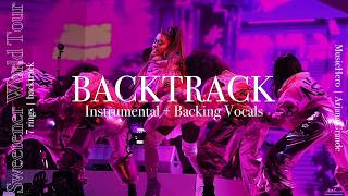 Ariana Grande  7 rings Instrumental w Backing Vocals Sweetener Tour Version Lyric Video [upl. by Larine915]