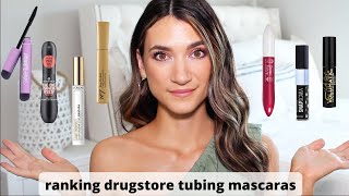 The Best and Worst Drugstore Tubing MascarasWear tests and high end comparison [upl. by Nesto398]