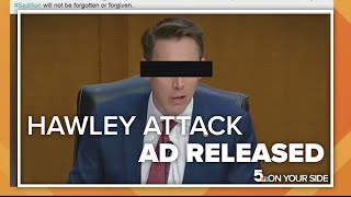 Lincoln Project releases attack ad on Sen Josh Hawley [upl. by Sholeen]