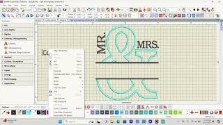 Adding Text to a Design in Bernina Designer Plus 9 [upl. by Ime]