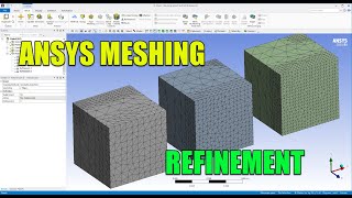 ✅ Ansys Meshing Tutorial 03  Mesh Refinement  Ansys 2020 R1 [upl. by Mellie]